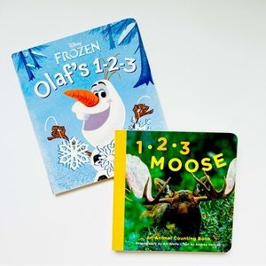 A set of 2 children’s counting books